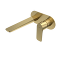 Parisi Slim II Wall Mixer 190mm - Brushed Brass - S2.01-2E190.46