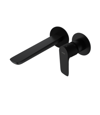 Parisi Slim II Wall Mixer 190mm - Matte Black - S2.01-2RF190.02