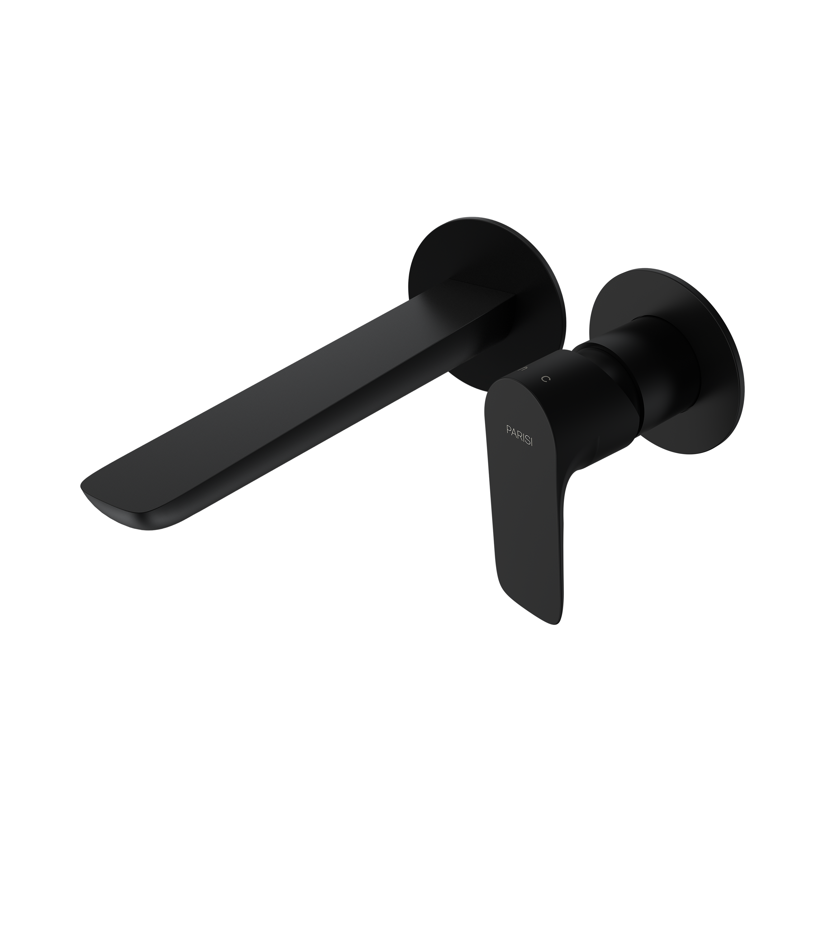 Parisi Slim II Wall Mixer 190mm - Matte Black - S2.01-2RF190.02