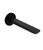 Parisi Slim II Wall Bath Spout 190mm - Matte Black - S2.02WF190.02