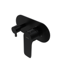 Parisi Slim II Wall Mixer with 2-Way Diverter - Matte Black - S2.04.02
