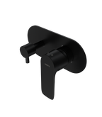 Parisi Slim II Wall Mixer with 2-Way Diverter - Matte Black - S2.04.02