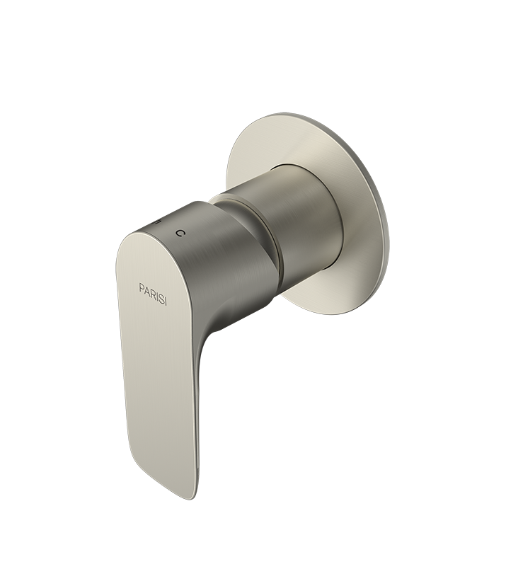 Parisi Slim II Wall Mixer - Brushed Nickel - S2.05.41