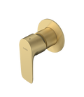 Parisi Slim II Wall Mixer - Brushed Brass - S2.05.46
