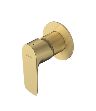 Parisi Slim II Wall Mixer - Brushed Brass - S2.05.46