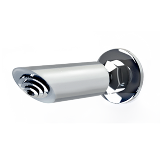 Gentec Tubular Wall Mounted Shower Head - Chrome - SHH6500