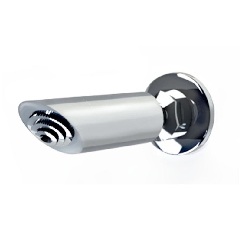 Gentec Tubular Wall Mounted Shower Head - Chrome - SHH6500