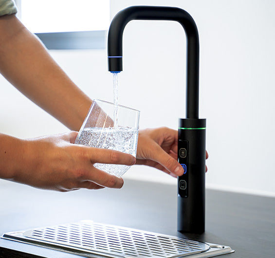 Puretec Filtered Sparkling, Chilled & Ambient Under Sink Unit - LF Black SPARQ-S5-BK - SPARQ-S5-BK-LF