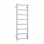 Thermogroup 240V Straight 420 Round Ladder Heated Towel Rail - SR17M Polished Stainless Steel