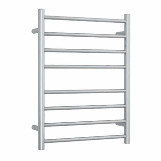 Thermogroup 240V Straight 530 Round Ladder Heated Towel Rail - SR23M Polished Stainless Steel
