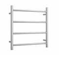 Thermogroup 240V Straight 550 Round Ladder Heated Towel Rail - SR25M Polished Stainless Steel