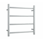 Thermogroup 240V Straight 550 Round Ladder Heated Towel Rail - SR25M Polished Stainless Steel