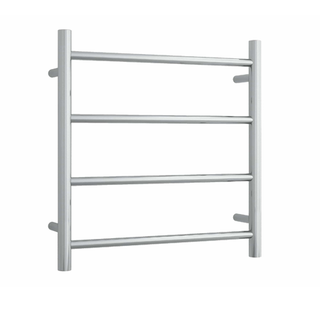 Thermogroup 240V Straight 550 Round Ladder Heated Towel Rail - SR25M Polished Stainless Steel