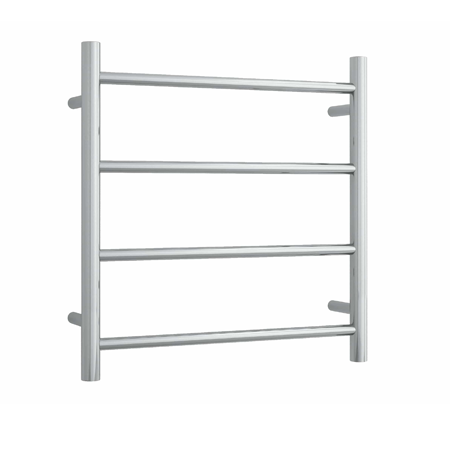Thermogroup 240V Straight 550 Round Ladder Heated Towel Rail - SR25M Polished Stainless Steel