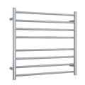 Thermorail 240V Straight 750 Round Ladder Heated Towel Rail - SR33M Polished Stainless Steel