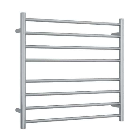 Thermorail 240V Straight 750 Round Ladder Heated Towel Rail - SR33M Polished Stainless Steel