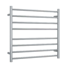 Thermorail 240V Straight 750 Round Ladder Heated Towel Rail - SR33M Polished Stainless Steel