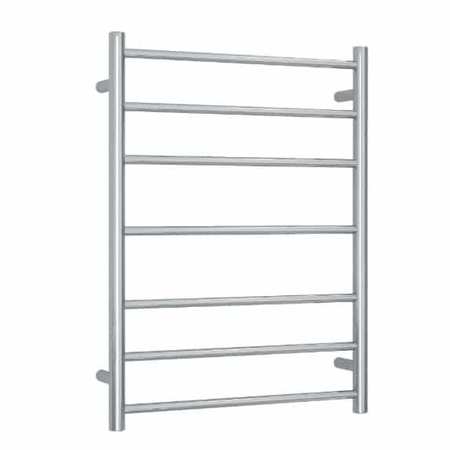 Thermogroup 240V Straight 600 Round Ladder Heated Towel Rail - SR44M Polished Stainless Steel