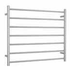 Thermorail 240V Straight 900 Round Ladder Heated Towel Rail - SR93M Polished Stainless Steel