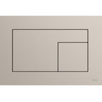 TECEvelvet Flush plate - Sandy Grey - 9.240.733