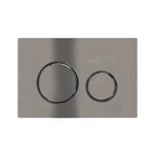 Meir Sigma 21 Dual Flush Plate by Geberit PVD - Shadow Gun Metal - 115.884.00.1-PVDGM