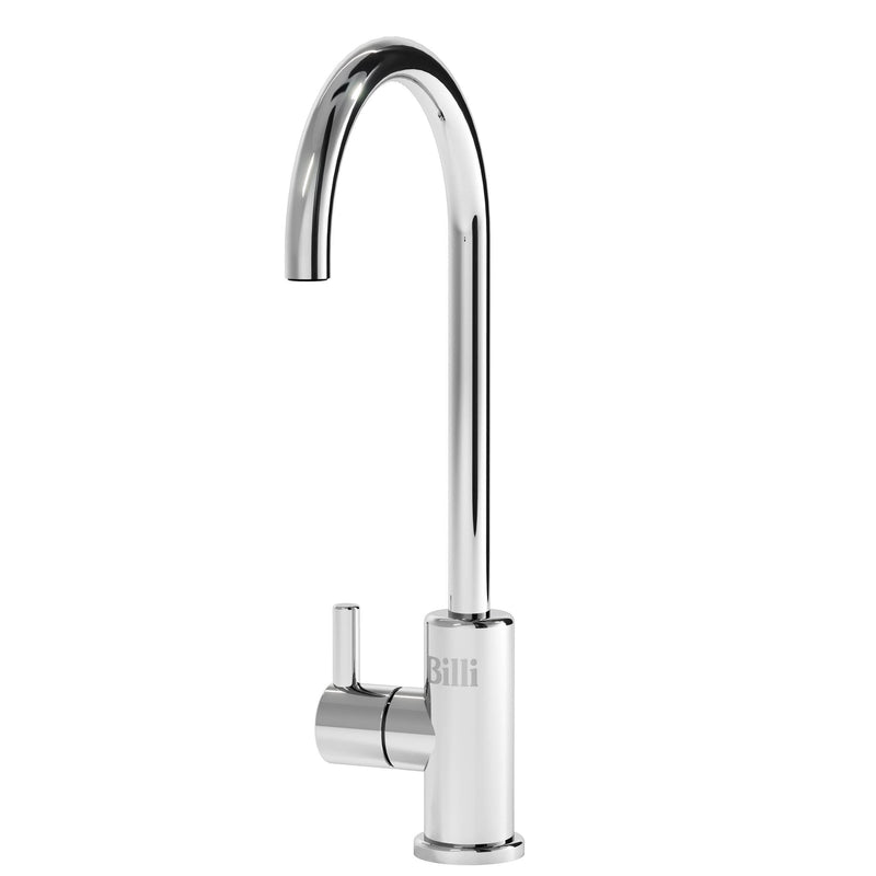 Billi B3000 Filter Tap with Round Slimline Dispenser Chilled - Matte White