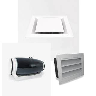 Expella Slimline Diffuser Silent Exhaust Kit - 1PSD150 + 1406220