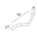 Inda Grab Bar Chrome 55cm - AH992A CR