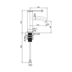Kohler Components Single Lever Basin Mixer - Polished Chrome - 77958T-4AND-CP