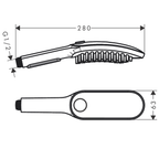 Hansgrohe Dog Hand Shower 150 3 Jet Select - Matte Pink - 26640560