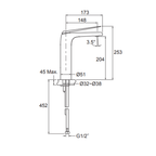 Kohler Avid Tall Basin Mixer - 97347T-4ND-CP