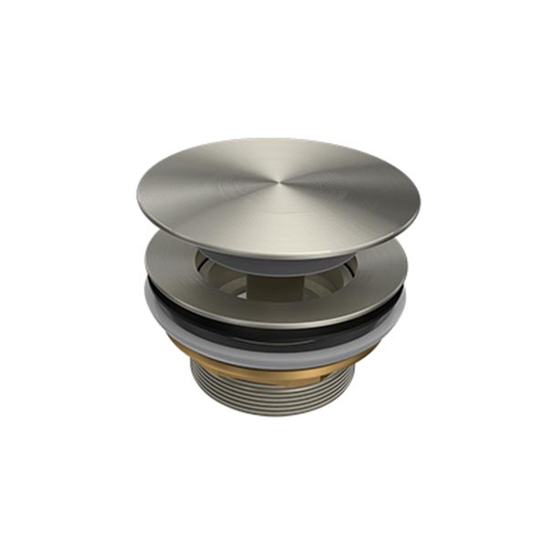 Parisi Pop-Up Bath Waste 40mm (No Overflow) - Brushed Nickel - TA4000.41