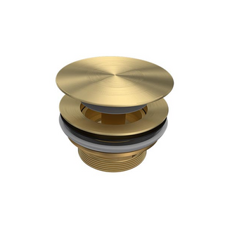 Parisi Pop-Up Bath Waste 40mm (No Overflow) - Brushed Brass PVD - TA4000.46