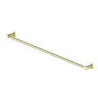 Greens Textura Single Towel Rail - Brushed Brass - 183136