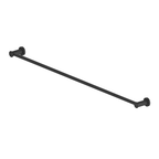 Greens Textura Single Towel Rail - Matte Black - 183137
