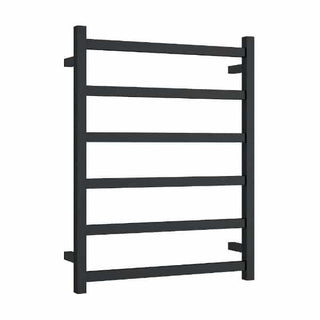 Thermorail 240V Square 600 Heated Towel Ladder - BS48MB Matte Black