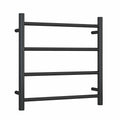 Thermorail 240V Heated Towel Rail 550 x 550mm - SR25MB Matte Black
