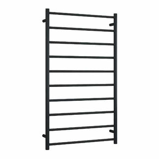 Thermorail 240V Straight 700 Round Heated Towel Rail - SR69MB Matte Black