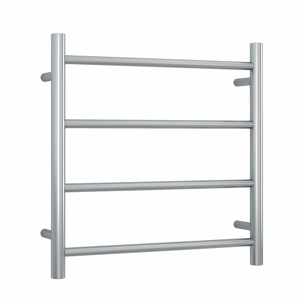 Thermorail 240V Straight/Round 550 Heated Towel Rail - SRB25M Brushed Stainless Steel