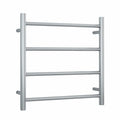 Thermorail 240V Straight/Round 550 Heated Towel Rail - SRB25M Brushed Stainless Steel