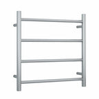 Thermorail 240V Straight/Round 550 Heated Towel Rail - SRB25M Brushed Stainless Steel
