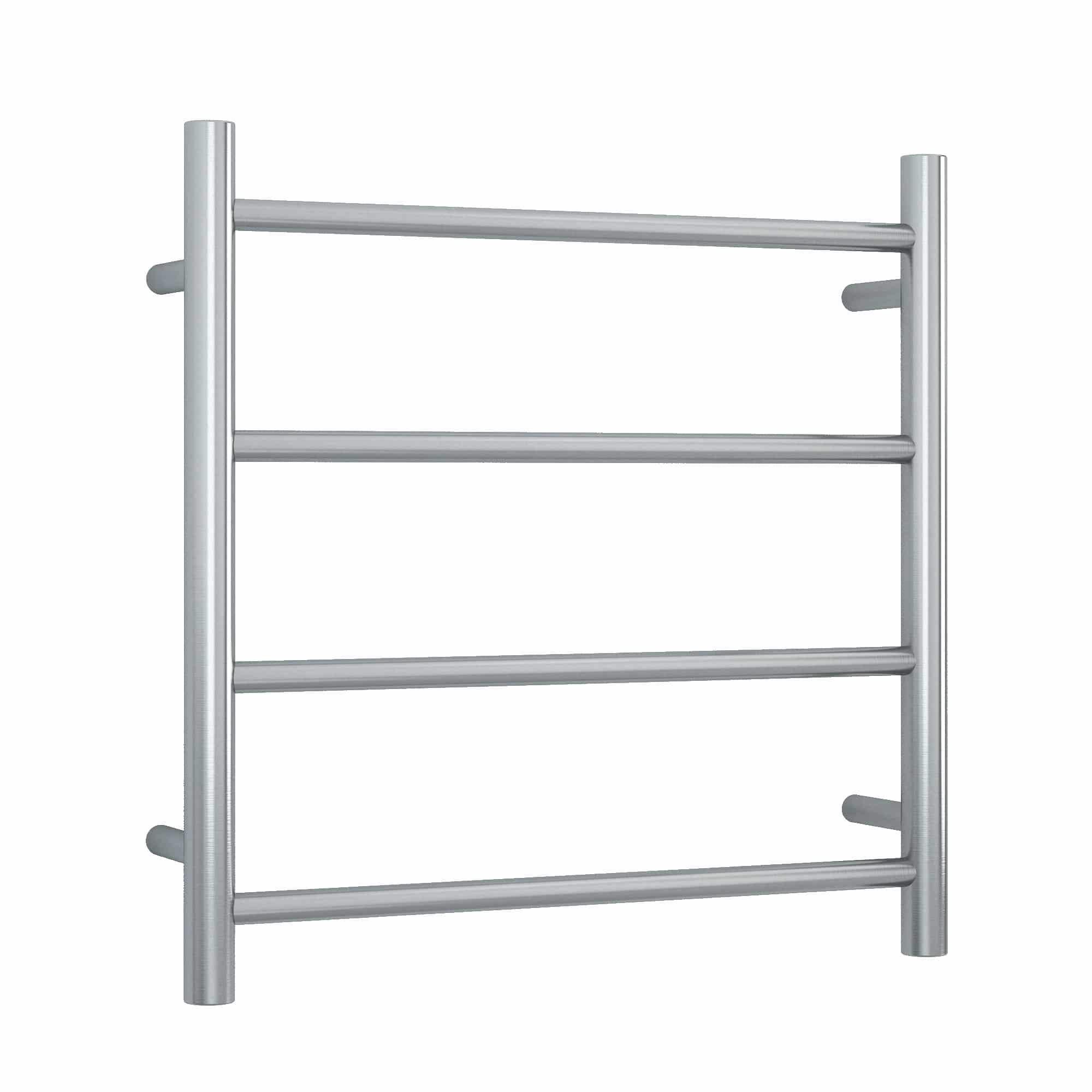 Thermorail 240V Straight/Round 550 Heated Towel Rail - SRB25M Brushed Stainless Steel