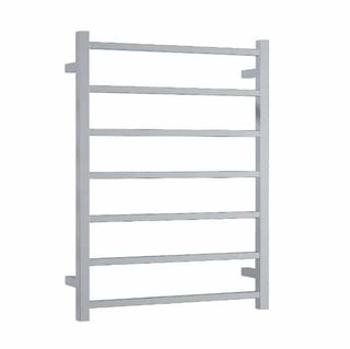 Thermorail 240V Straight 600 Square Ladder Heated Towel Rail - SS44M Polished Stainless Steel