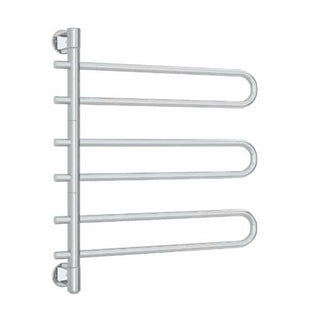 Thermorail 240V Straight/Round 675 Swivel Heated Towel Rail - SV43 Polished Stainless Steel