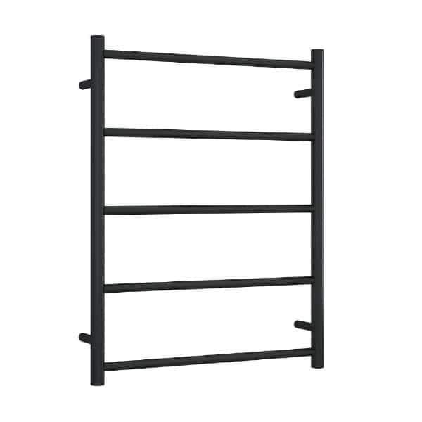 Thermogroup USR54B Straight Round Non-Heated Ladder 630 x 800mm - Matte Black