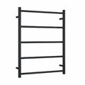 Thermogroup USR54B Straight Round Non-Heated Ladder 630 x 800mm - Matte Black