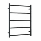 Thermogroup USR54B Straight Round Non-Heated Ladder 630 x 800mm - Matte Black