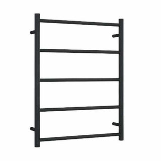 Thermogroup USR54B Straight Round Non-Heated Ladder 630 x 800mm - Matte Black