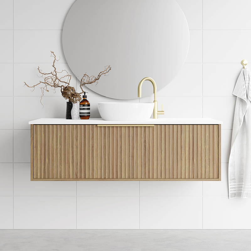 Marquis Cove Wall Hung Vanity with Symphony Top & Basin - 600mm - Cove 1