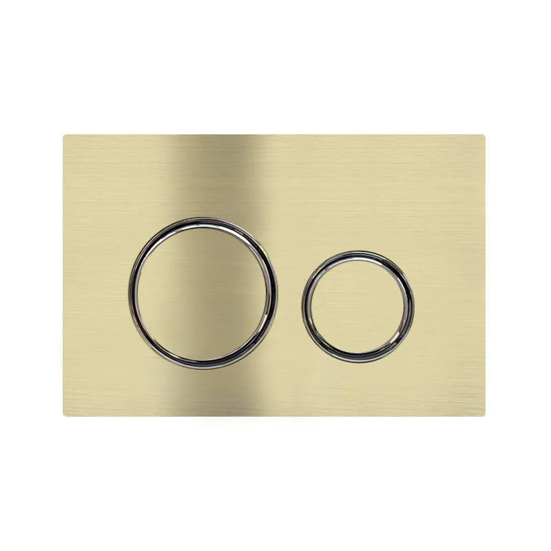 Meir Sigma 21 Dual Flush Plate by Geberit Tiger Bronze - 115.884.00.1-BB